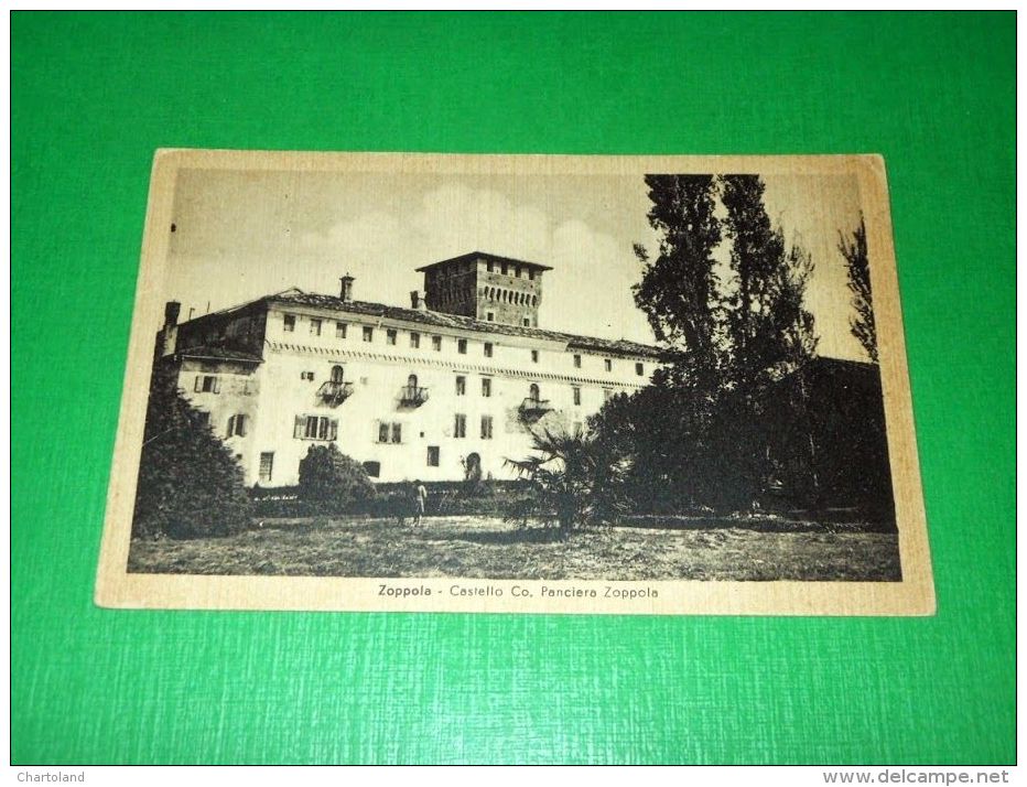 Cartolina Zoppola - Castello Co. Panciera Zoppola 1935 Ca - Pordenone