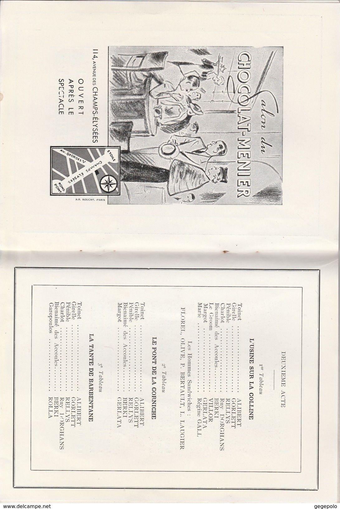 75 - Programme Théatre des Variétés Saison 1936-1937 ( 40 pages format 18 cm x 13,5 cm )    très rare