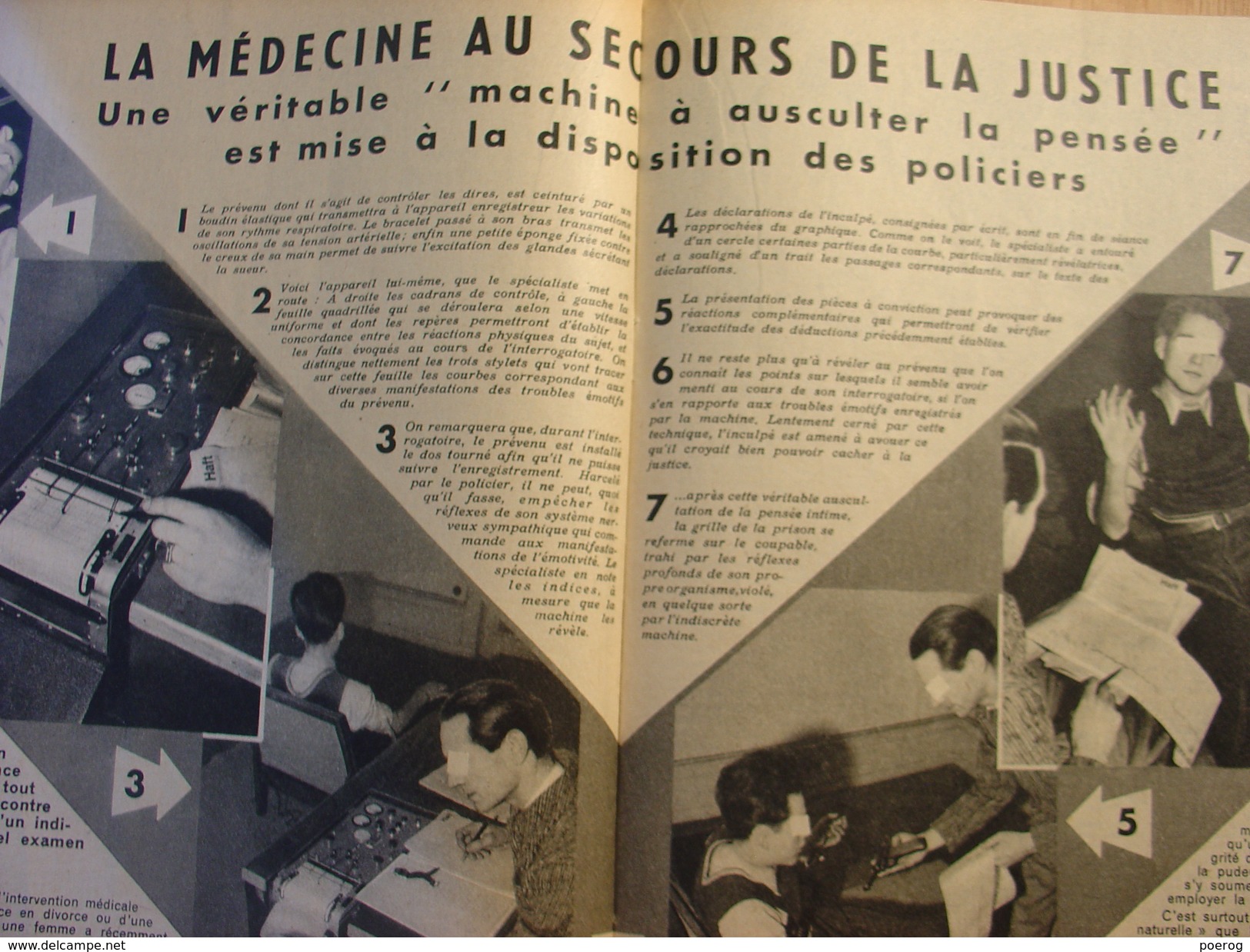 GUERIR N°186 De JUIN 1951 - REVUE MEDICALE - VIE SEXUELLE ECZEMA MIGRAINES APOPLEXIE YAOURT DETECTEUR DE MENSONGES - Geneeskunde & Gezondheid