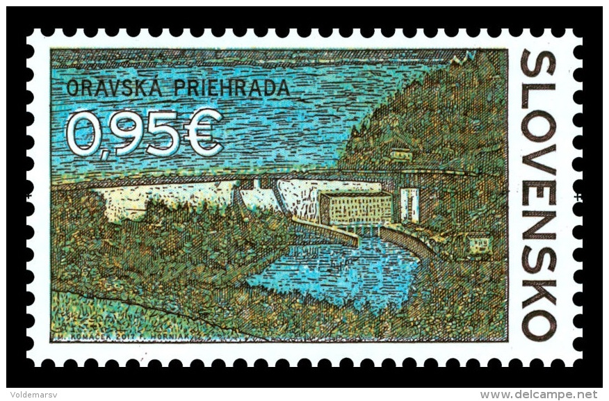 Slovakia 2017 Mih. 815 Orava Dam MNH ** - Unused Stamps