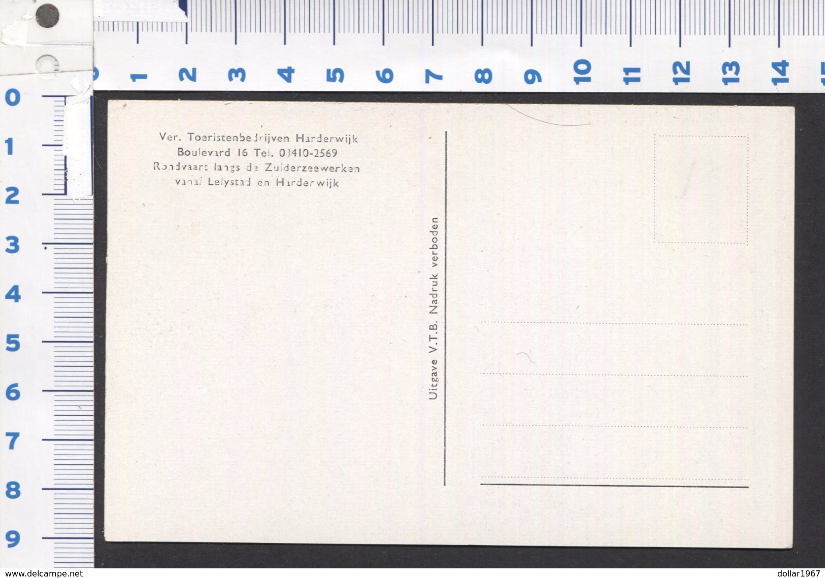 Aanleg Keileemdam , Zuiderzeewerken Oost Flevoland - NOT Used  - See The 2 Scans For Condition.( Originalscan !!! ) - Lelystad