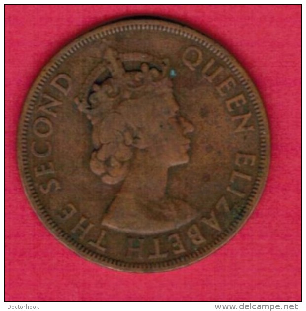 BRITISH CARIBBEAN TERRITORIES   2 CENTS 1955 (KM # 3) - Britse Caribische Gebieden