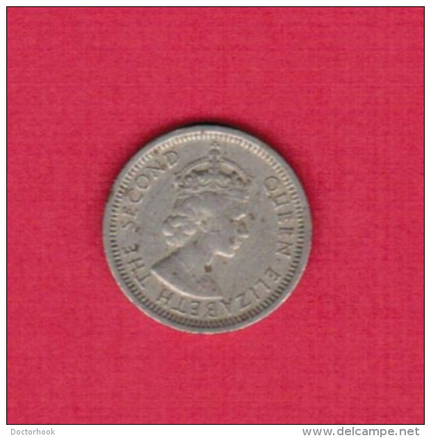 BRITISH CARIBBEAN TERRITORIES   10 CENTS 1956 (KM # 5) - Territoires Britanniques Des Caraïbes