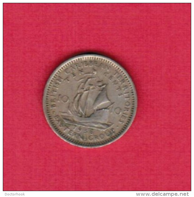 BRITISH CARIBBEAN TERRITORIES   10 CENTS 1956 (KM # 5) - British Caribbean Territories