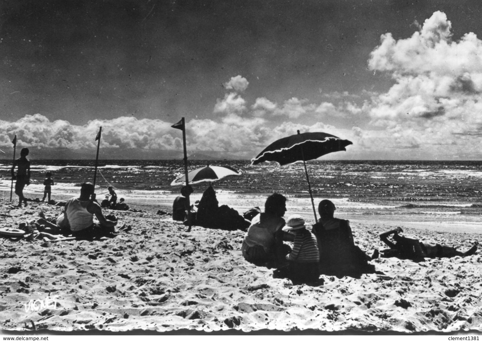 Hossegor Une De Nos Belles Plages Orages Sur Les Pyrenees Circulee En 1964 - Hossegor