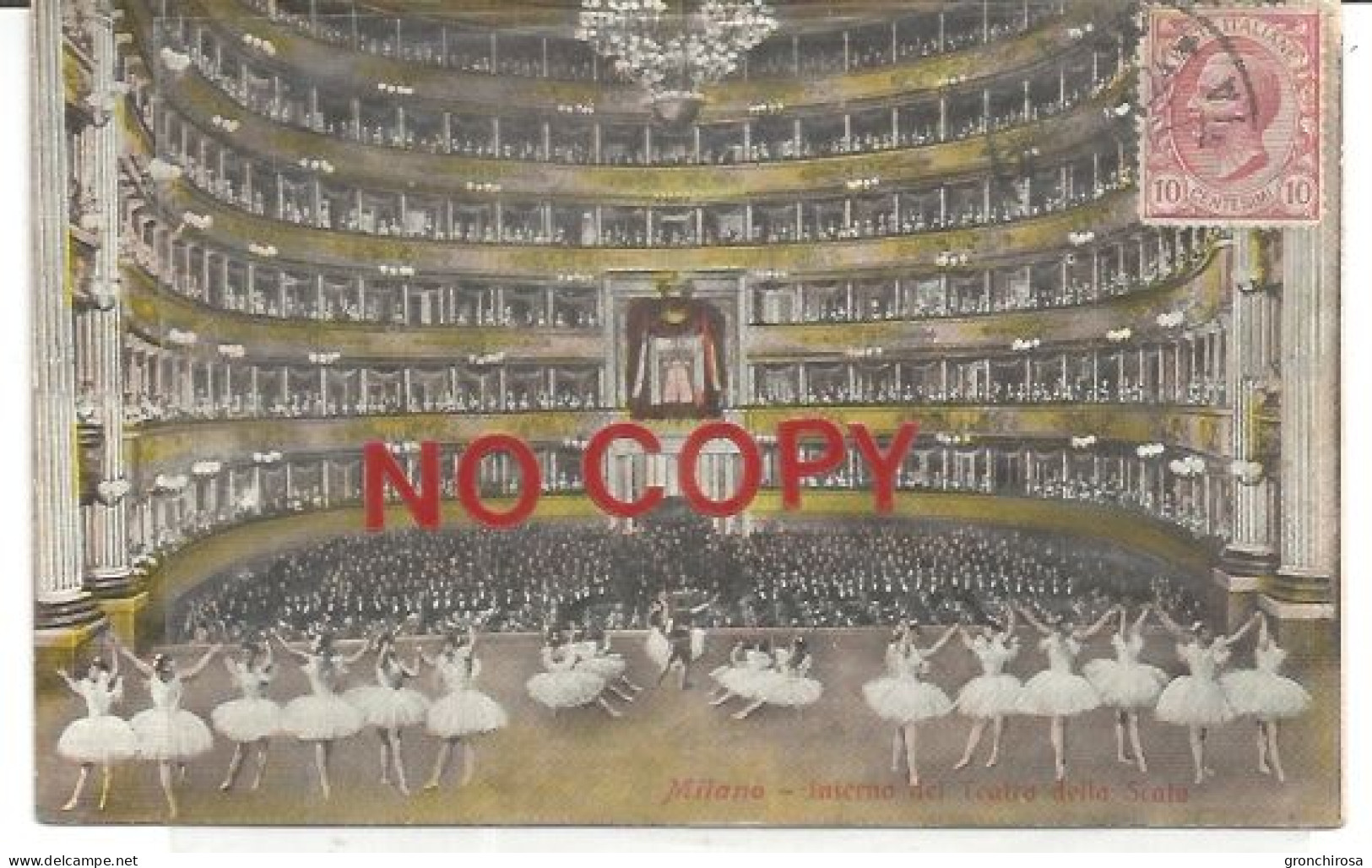 Garagnon, Cantante Lirico Francese, 29.8.1911, Cartolina Milano, Teatro Alla Scala, Saluti Autografi. - Autres & Non Classés