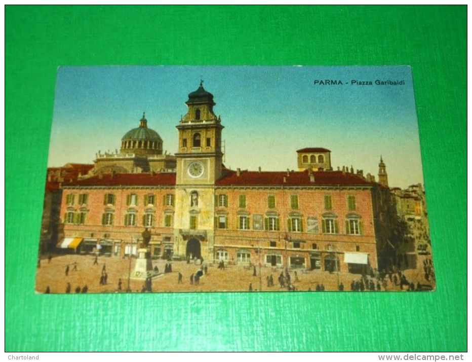 Cartolina Parma - Piazza Garibaldi 1915 Ca - Parma