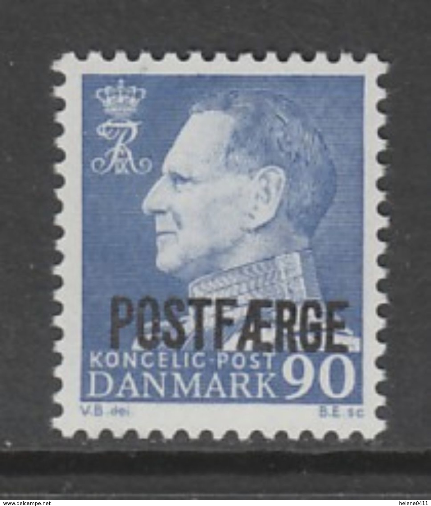 TIMBRE NEUF DU DANEMARK - TIMBRE N° 467 SURCHARGE N° Y&T 507 - Neufs