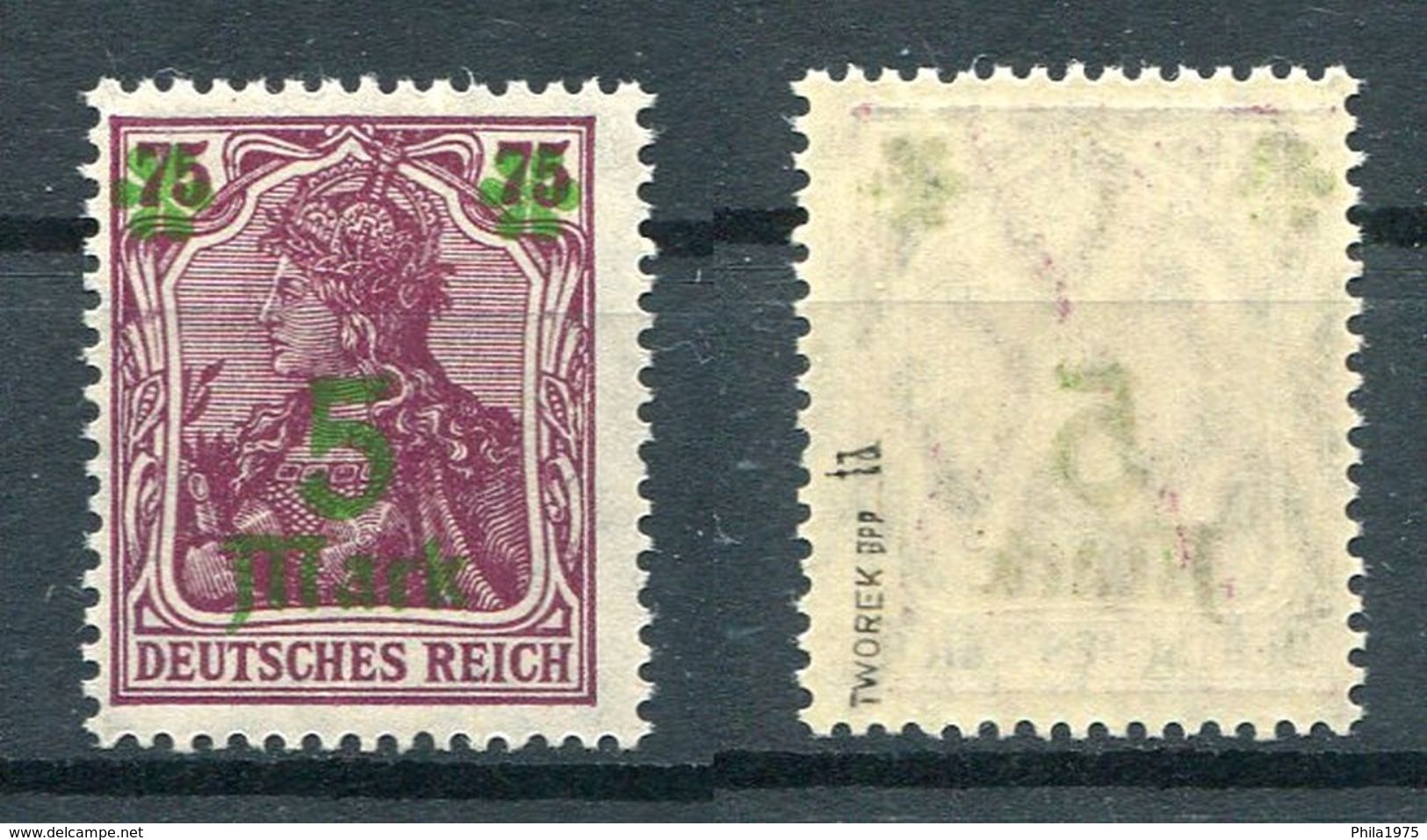 Deutsches Reich Michel-Nr. 156II Postfrisch - Geprüft - Ungebraucht