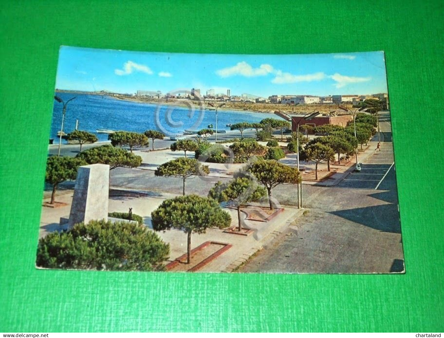 Cartolina Sant'Antioco - Lungomare C. Colombo 1972 - Cagliari