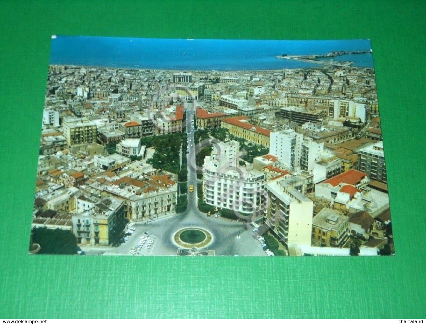 Cartolina Barletta - Panorama Dall' Aereo 1968 - Bari