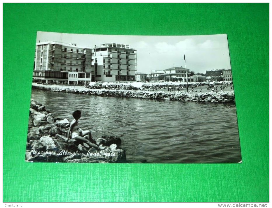 Cartolina Viserba - Alberghi Visti Dal Mare 1963 - Rimini