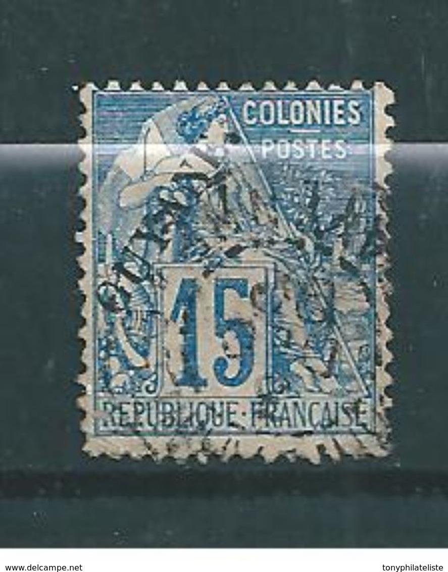 Colonie Timbres  De Guyane De 1892   N°21  Oblitérés  Cote 47&euro; - Oblitérés