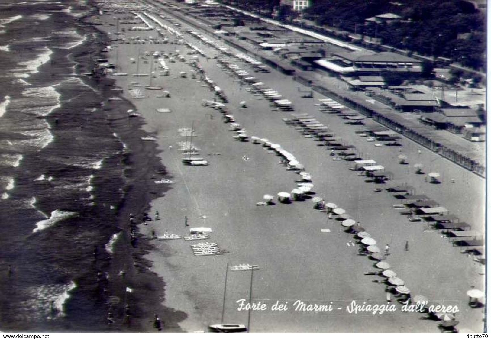 Forte Dei Marni - Lucca - Spiaggia Dall'aereo - 62 - Formato Grande Viaggiata - E 2 - Lucca