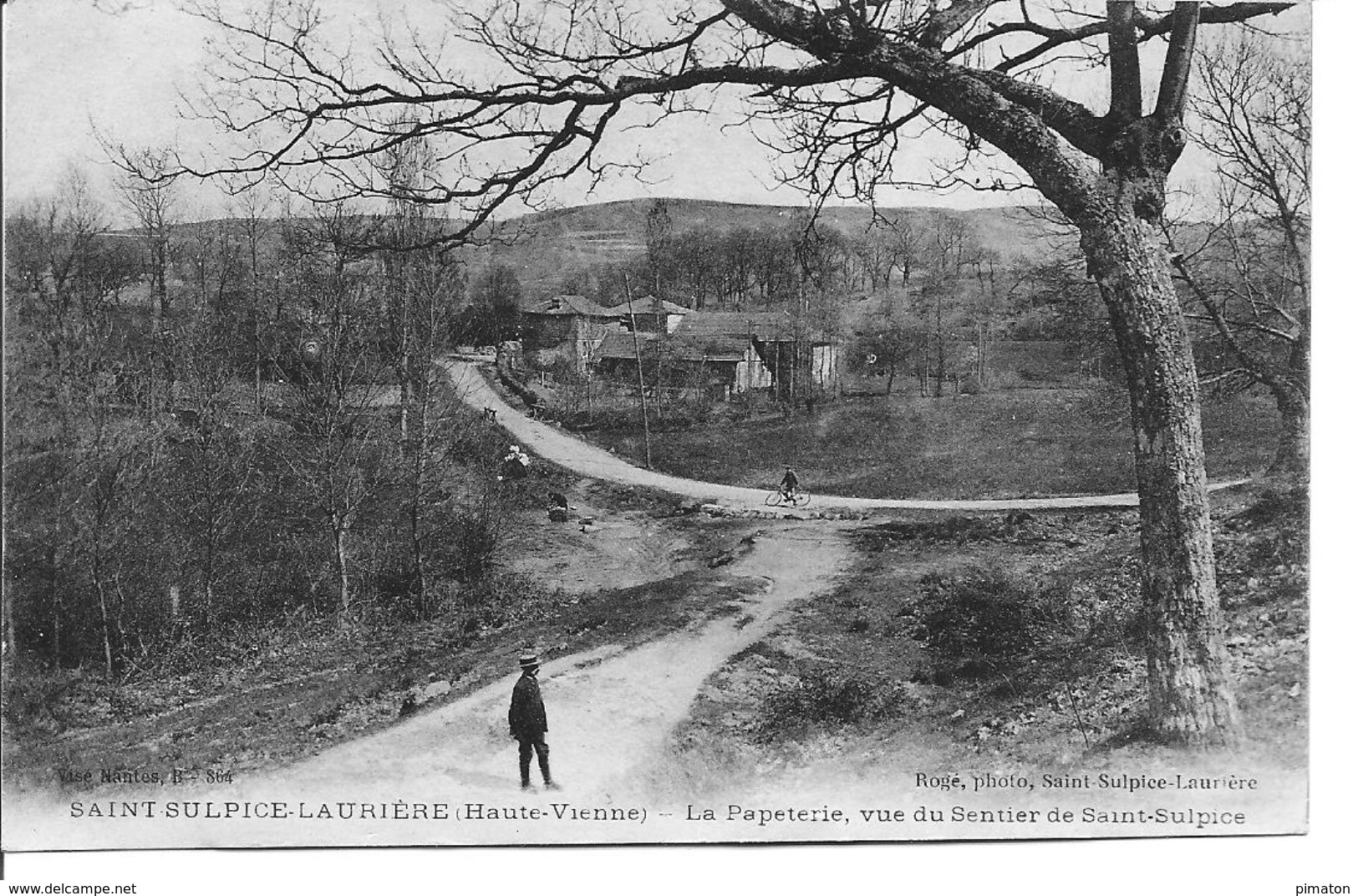 St - Sulpice- Laurière  La Papeterie Vue Du Sentier De Saint -  Sulpice - Autres & Non Classés