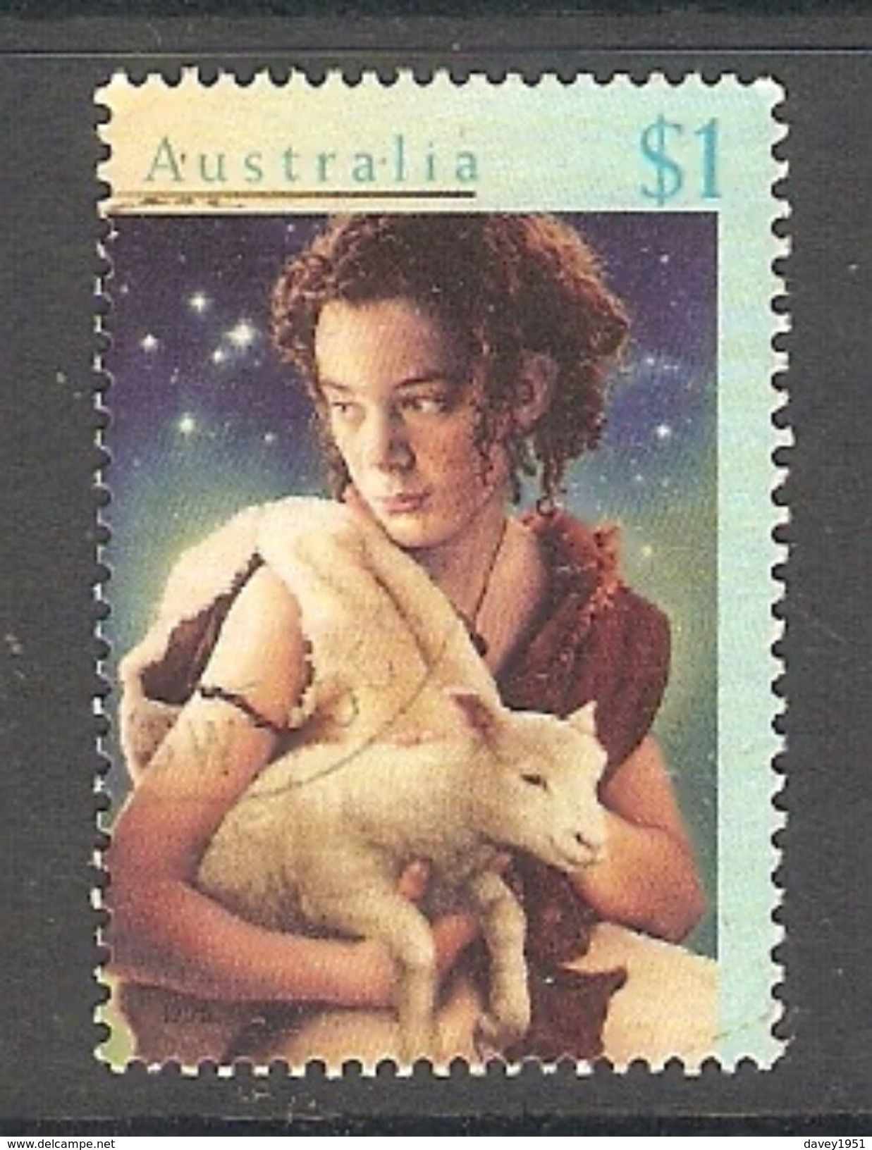 005128 Australia 1996 Xmas $1 FU - Used Stamps