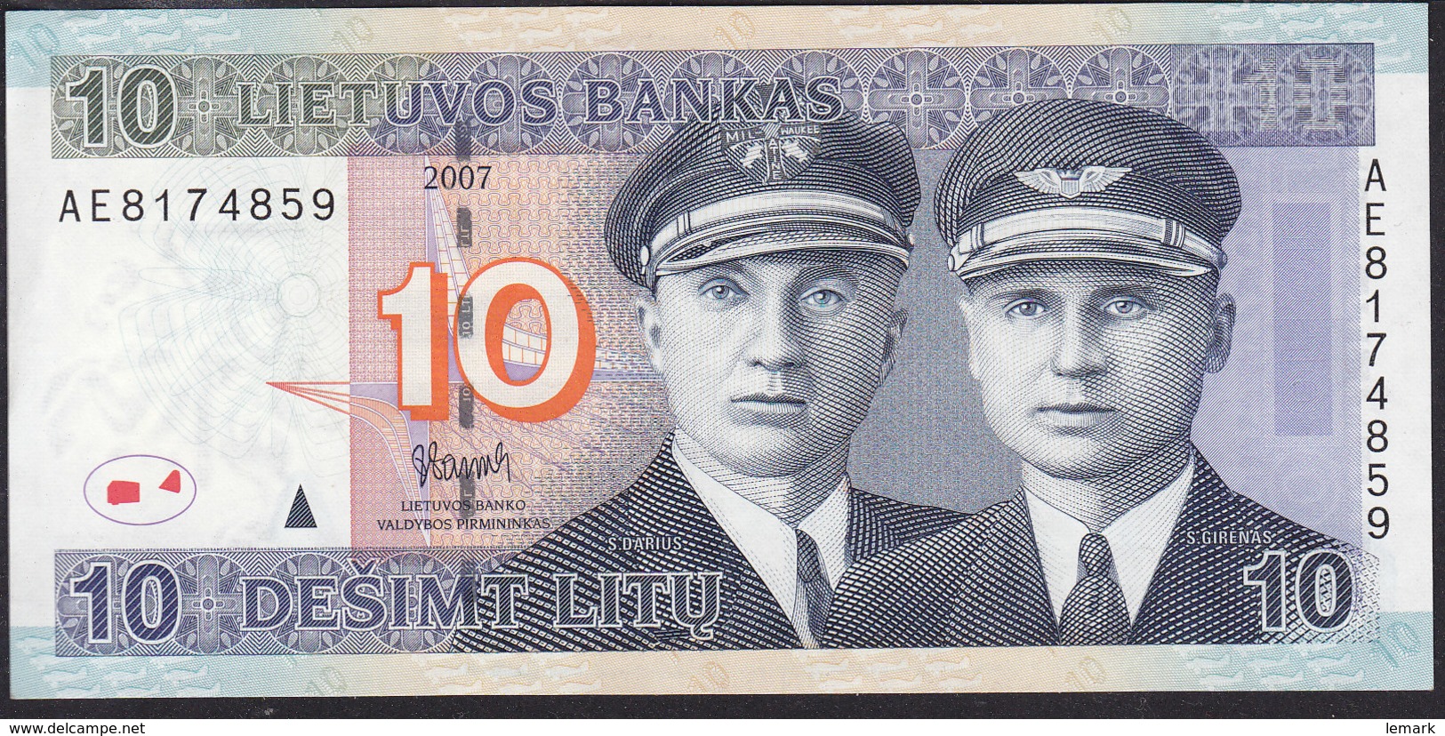 Lithuania 10 Litu 2007 P68 XF (2) - Litouwen