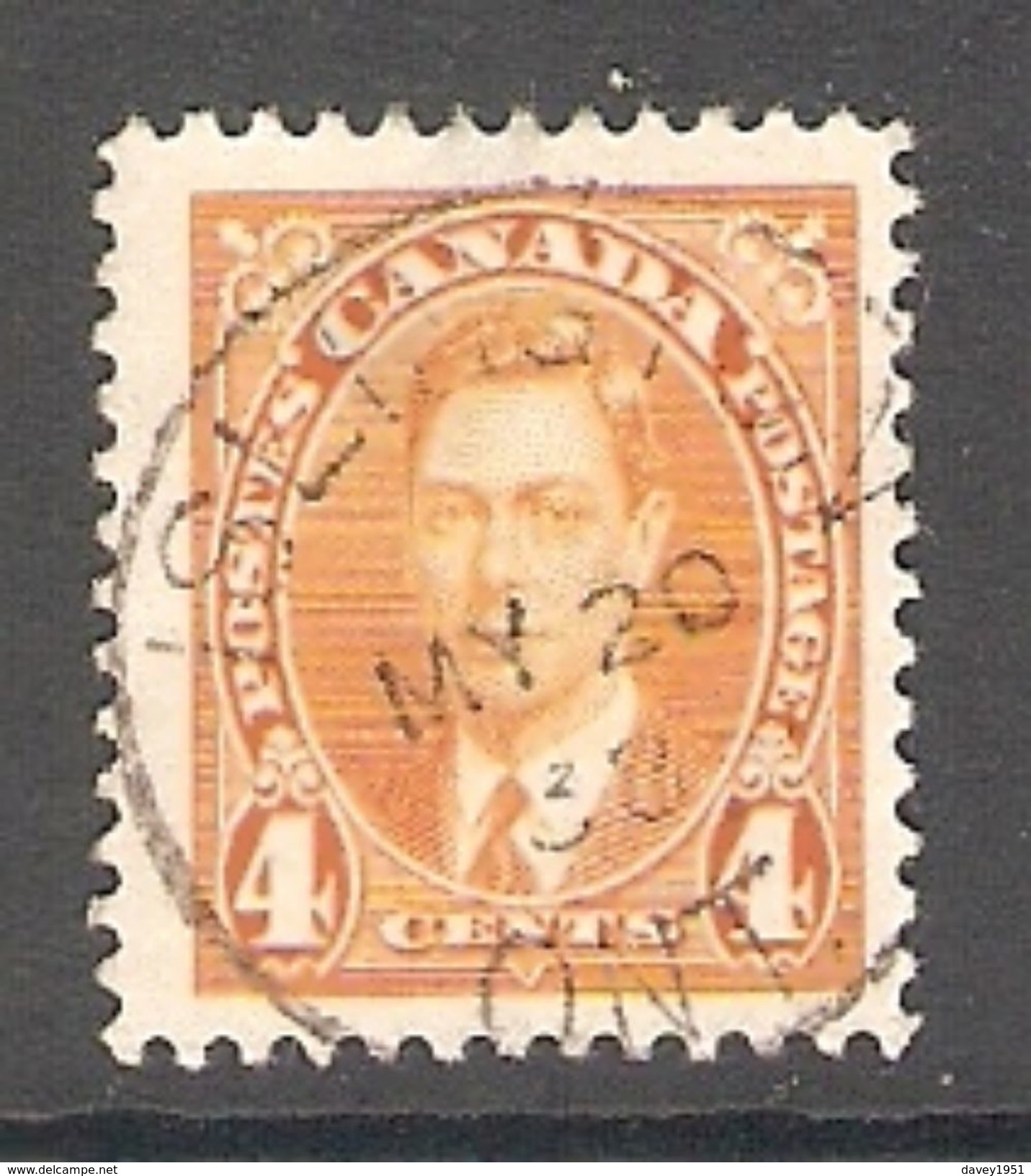 005135 Canada 1937 4c FU - Used Stamps