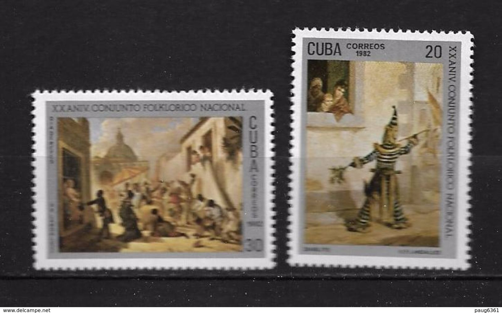 CUBA 1982 PEINTURES  YVERT N°2391/92  NEUF MNH** - Otros & Sin Clasificación