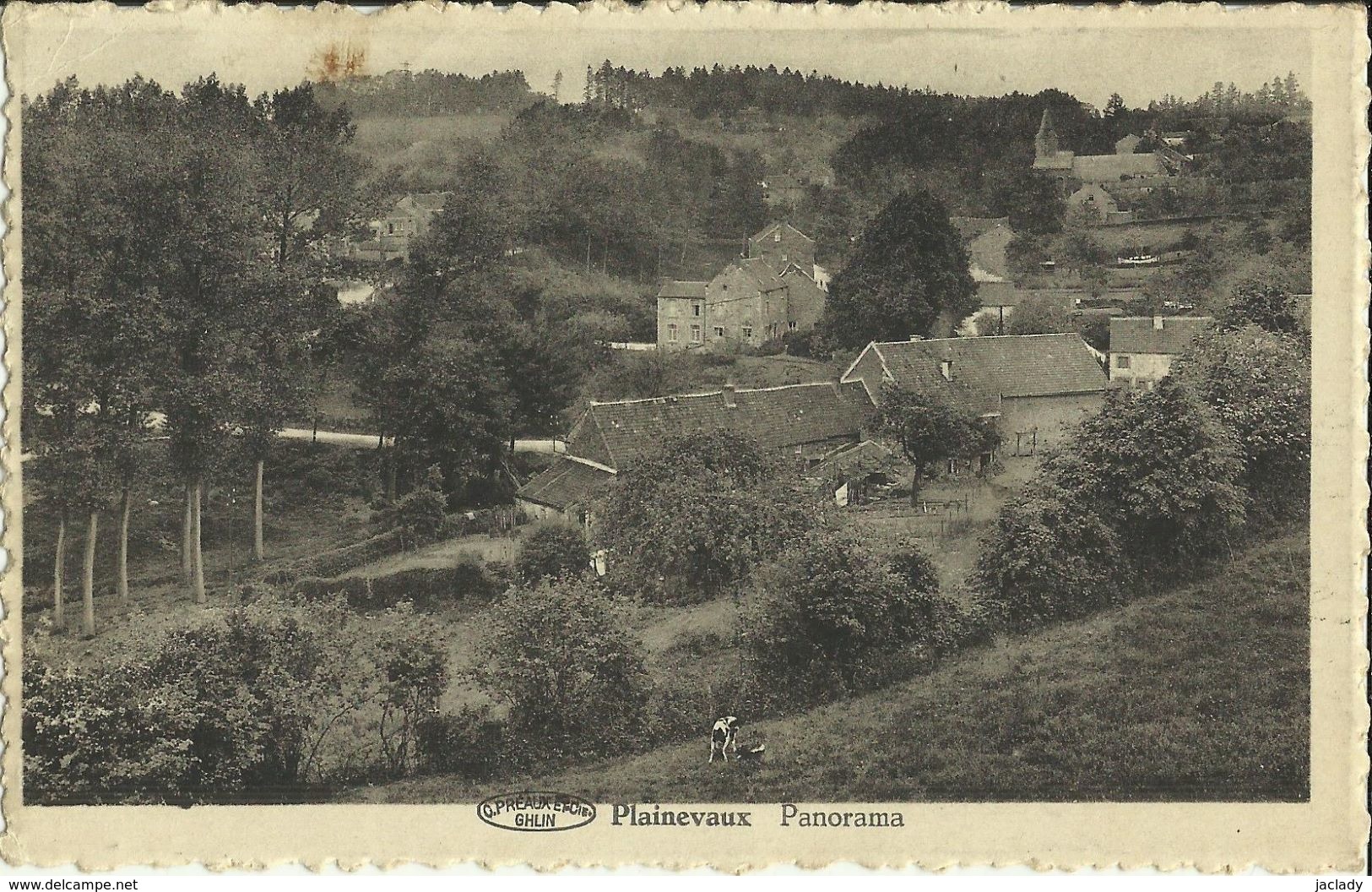 Plainevaux -- Panorama. (2 Scans). - Neupre