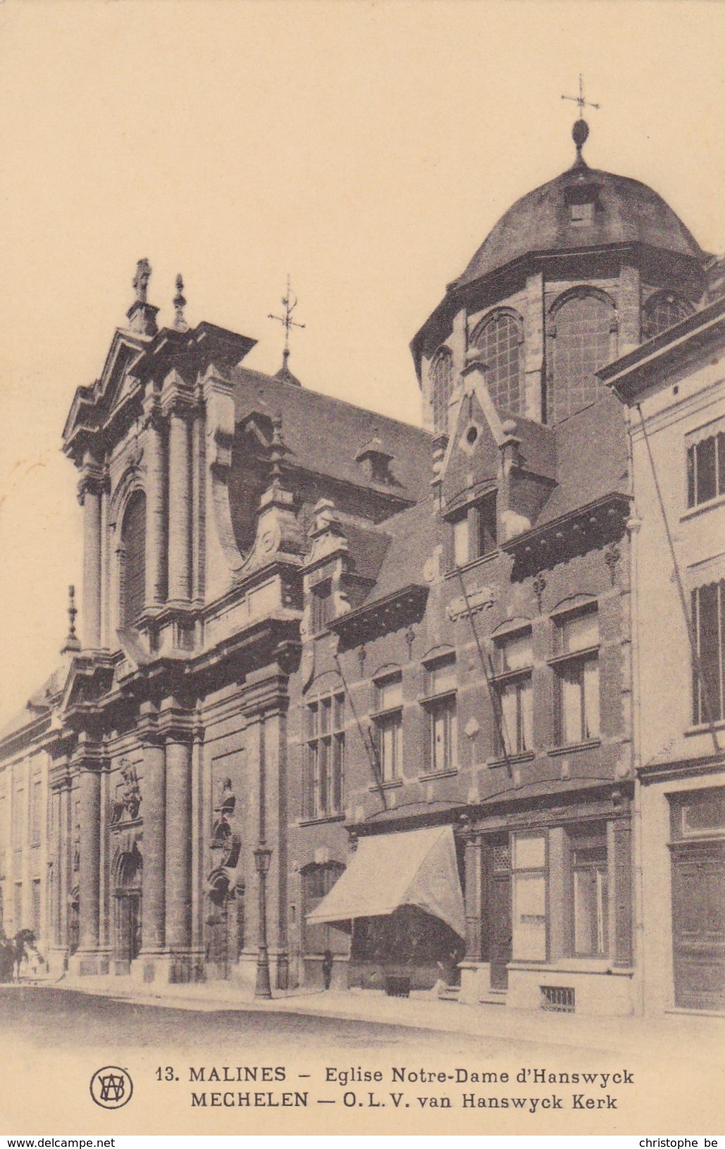 Mechelen, O.L.V Van Hanswyck Kerk (pk37075) - Mechelen