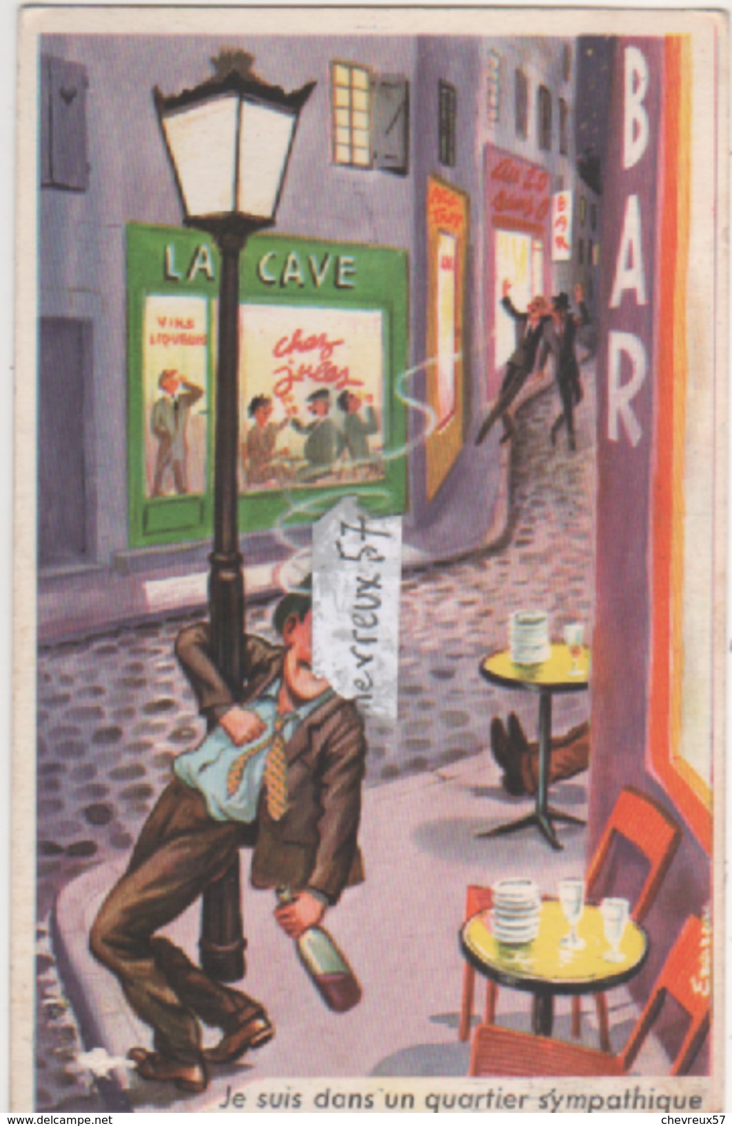 - HUMOUR - LOT DE 26 CARTES dont Chaperon,Petiet,Bernet,Lestin,Jansen,Right,Taylor,Fragot,Noyer,et autres