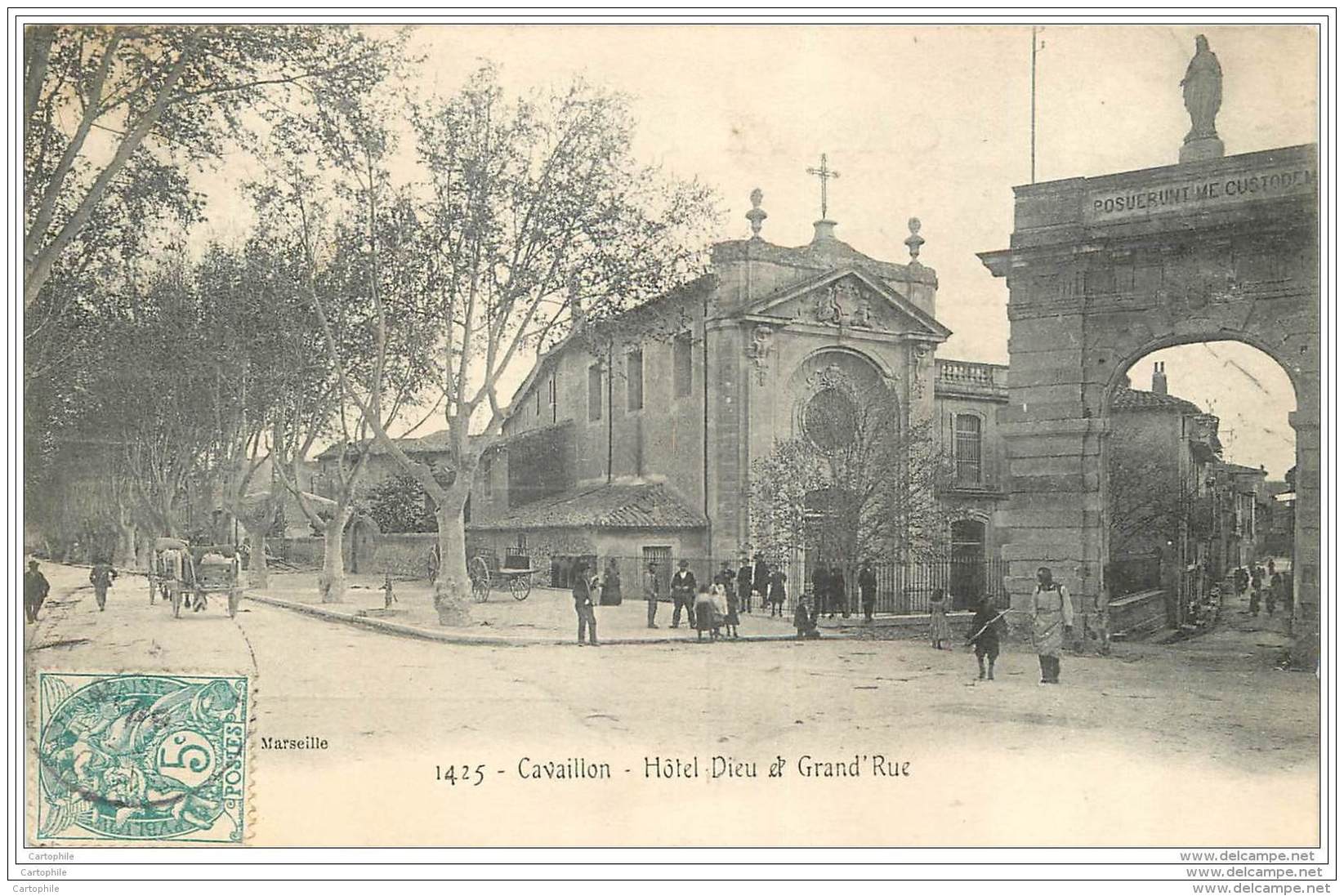 84 - CAVAILLON - Hotel Dieu Et Grand Rue - Cavaillon