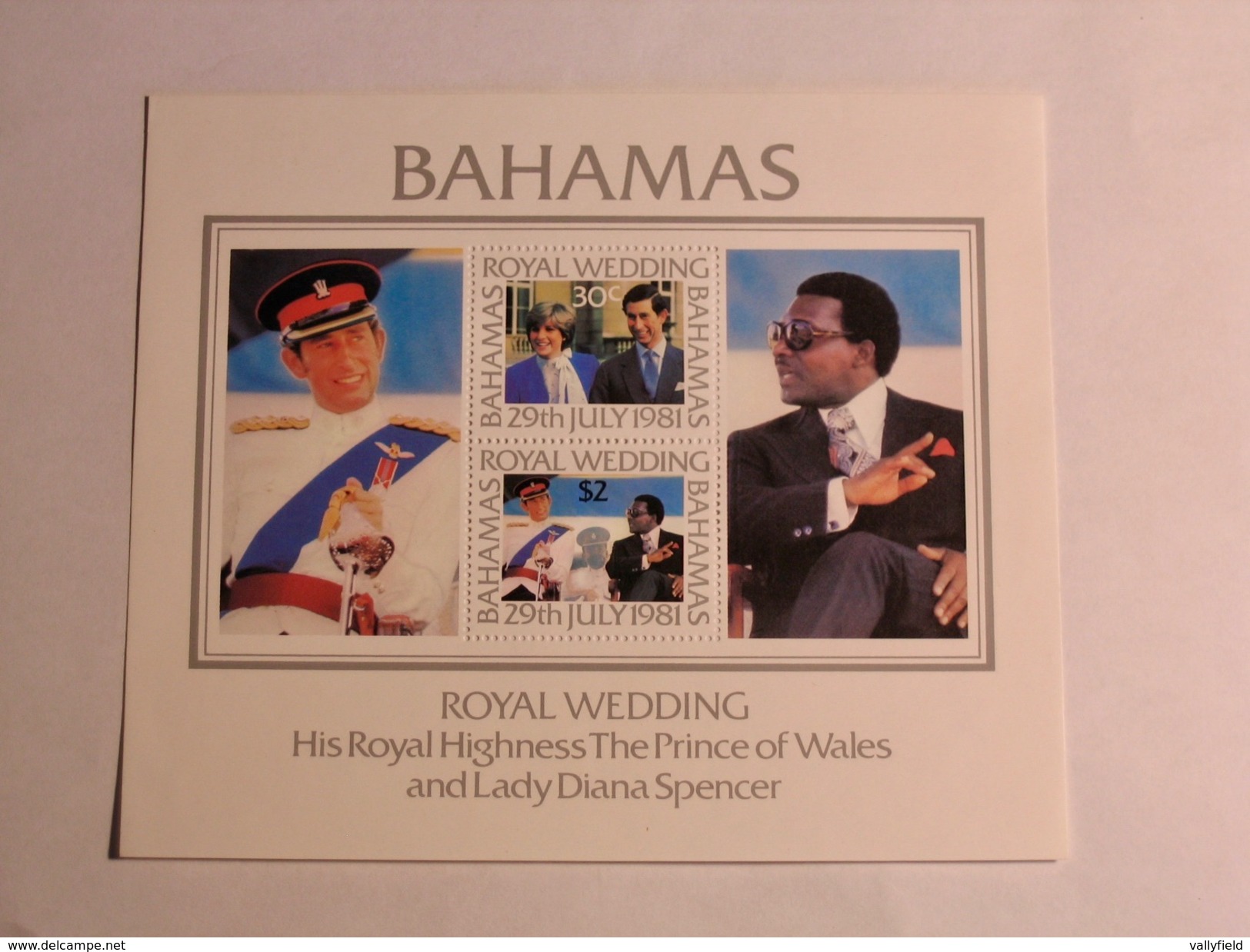 BAHAMAS  1981  L0T# 21  S/S ROYAL WEDDING - Bahamas (1973-...)