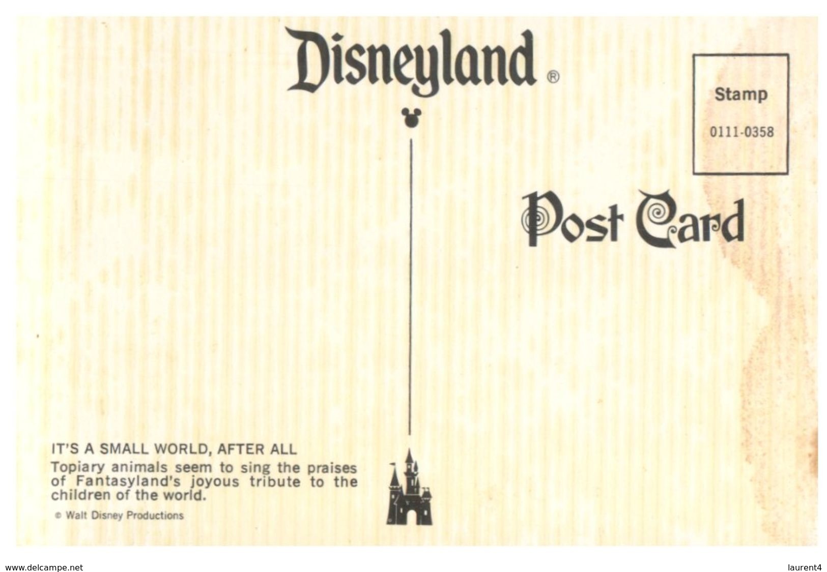 (PF 313) Disneyland Small World - Disneyland