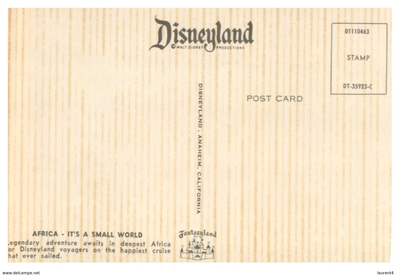 (PF 313) Disneyland Africa - Disneyland