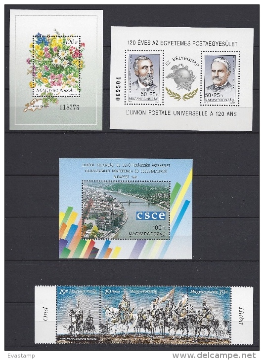 HUNGARY- 1994.Complete Year Set With Blocks MNH! 51EUR - Années Complètes