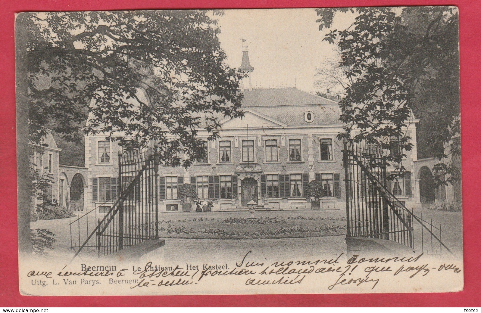 Beernem - Het Kasteel  -190? ( Verso Zien ) - Beernem