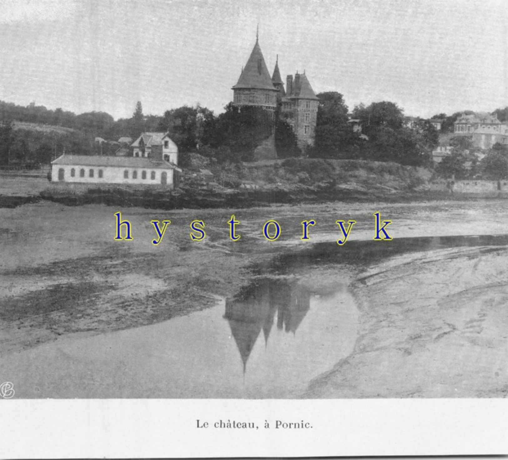 Pornic Le Château 12x11cm   1903 Rare Photo Issue D'un Magazine De Cette Année Là - Ohne Zuordnung