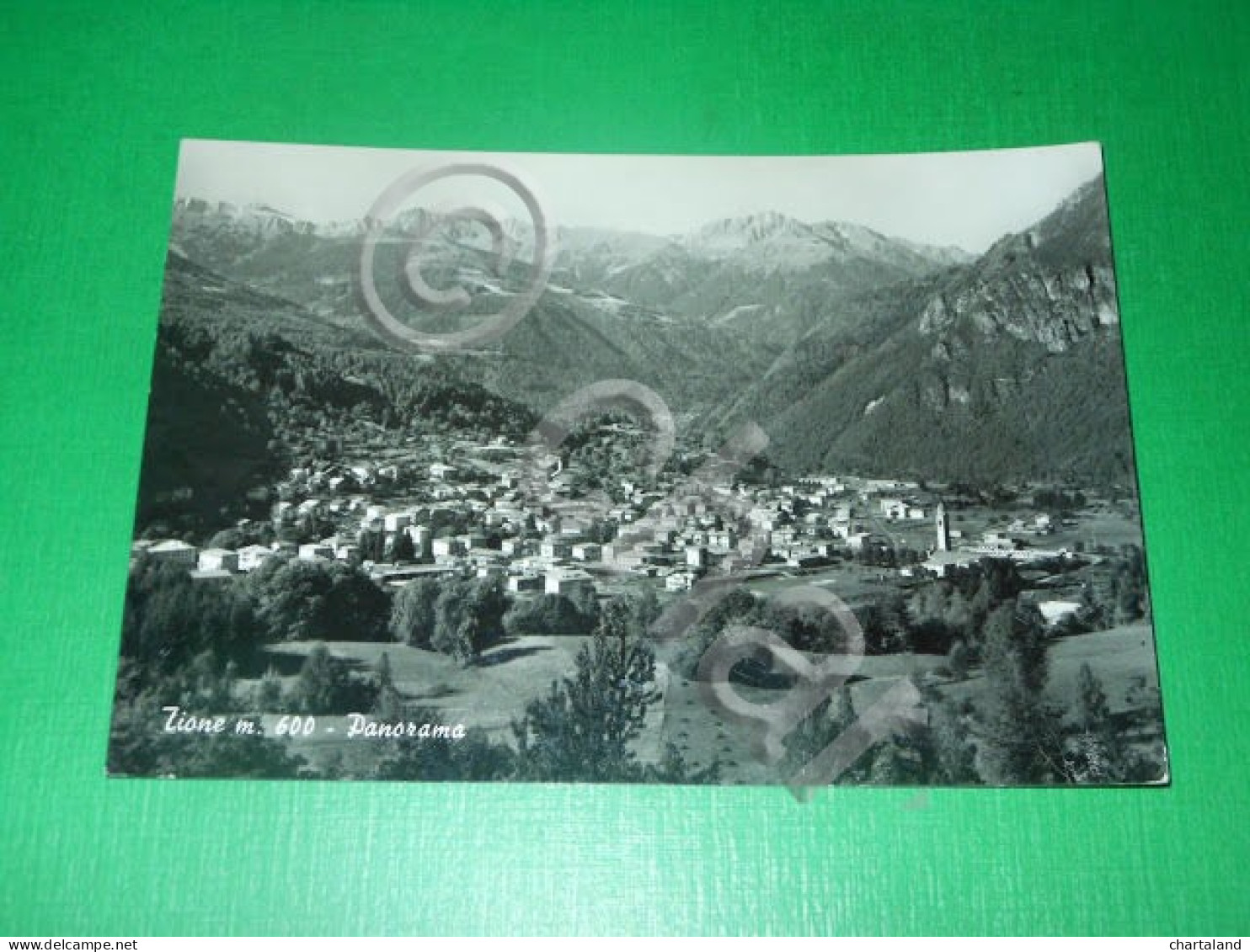 Cartolina Tione ( Trento ) - Panorama 1968 - Trento
