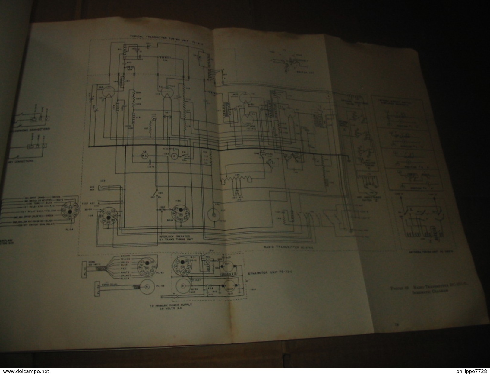 Livret authentique Opération and Maintenance RADIO TRANSMITTER BC-375-E  ARMY AIR FORCES 5 Janvier 1943