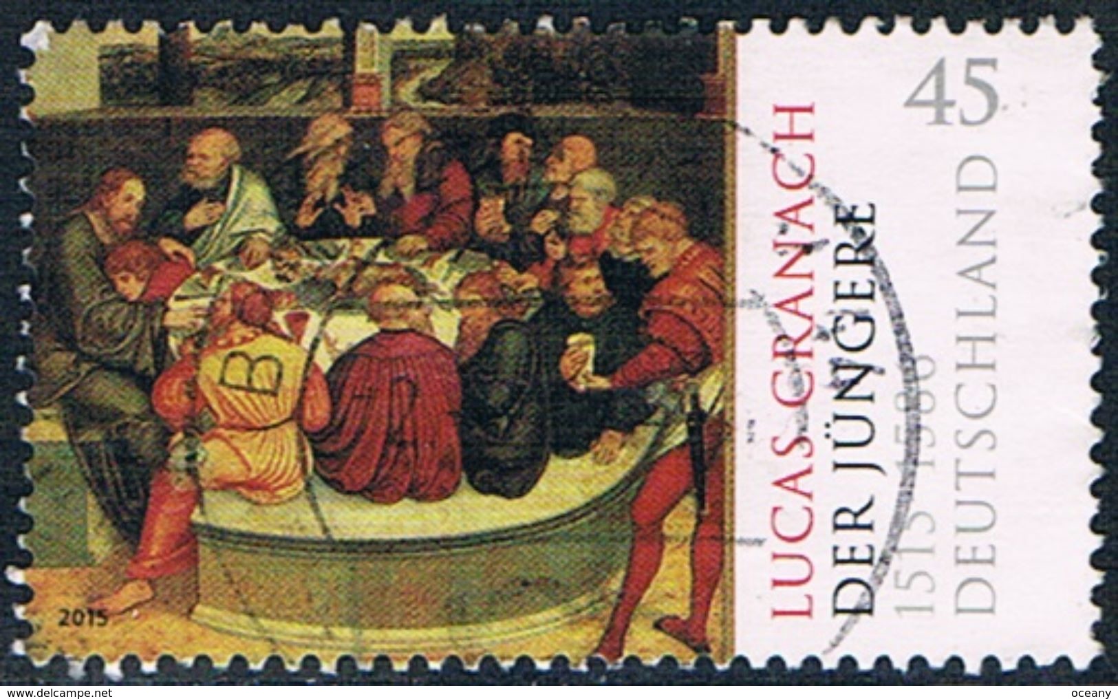 Allemagne Fédérale - 500e Anniversaire De Lucas Cranach Le Jeune 2989 (année 2015) Oblit. - Oblitérés