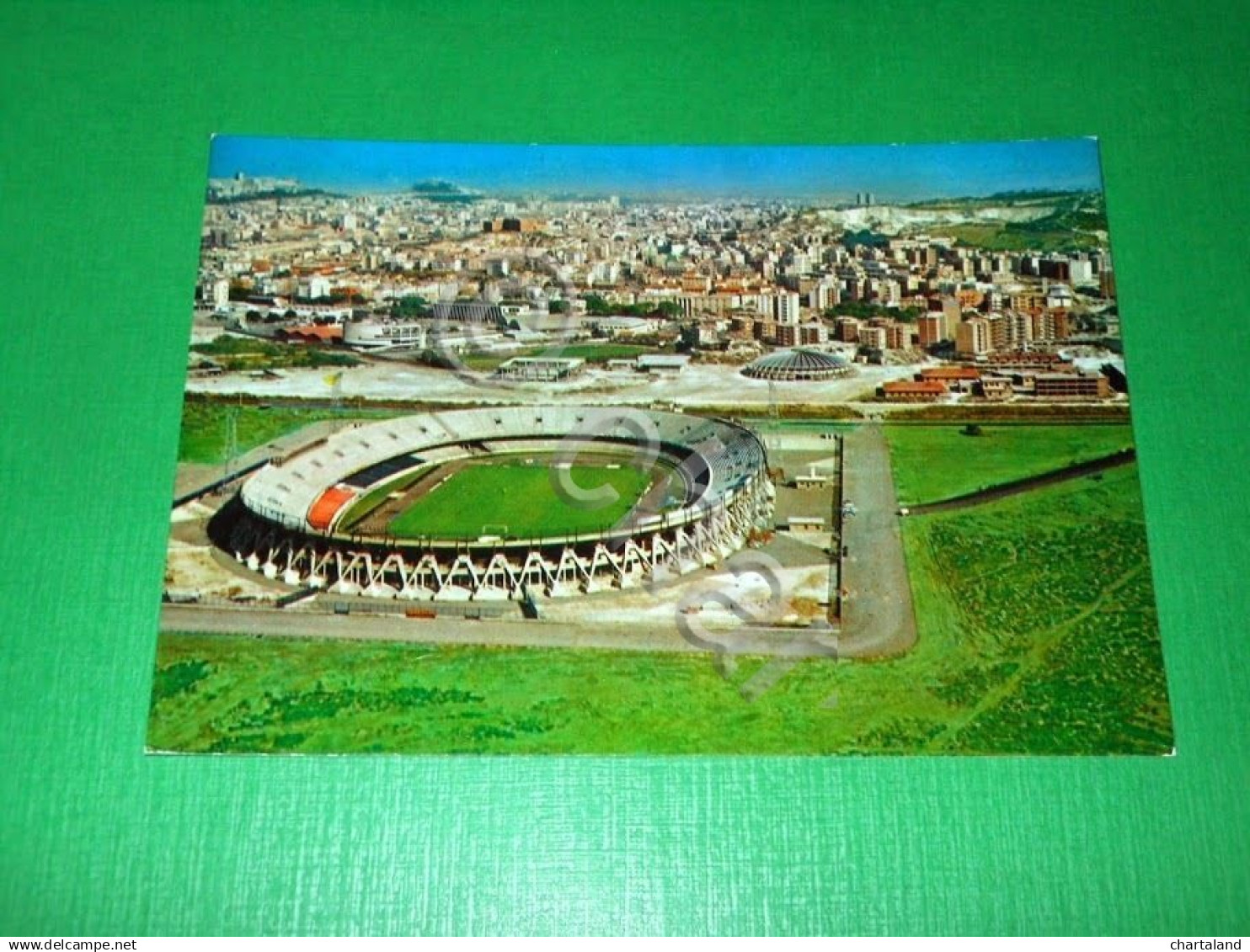 Cartolina Cagliari - Stadio S. Elia E Palazzetto Dello Sport  1970 Ca - Cagliari