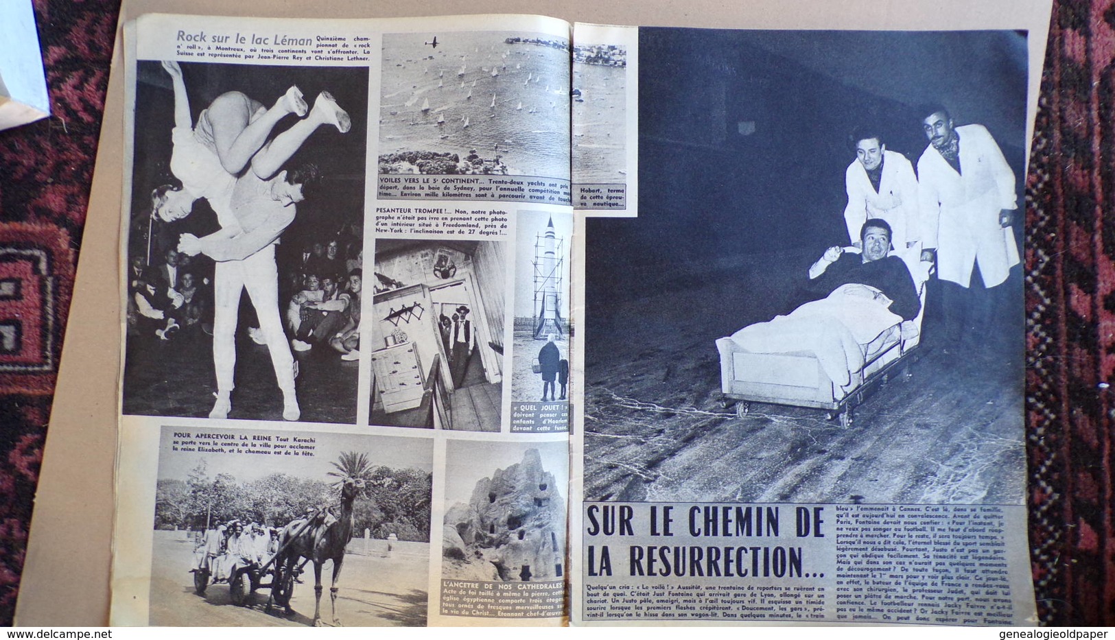 RADAR - REVUE N° 625-27-1-1961-KENNEDY-ECOSSE-TOM DEARING-ROME HELENE CHANELA PARIS-BEBET KUBLER BISILLAT ANQUETIL