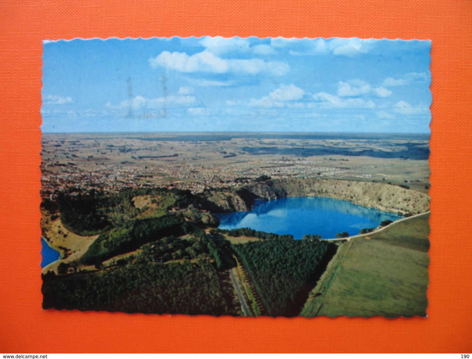 MOUNT GAMBIER.An Aerial View Of The Blue Lake... - Mt.Gambier