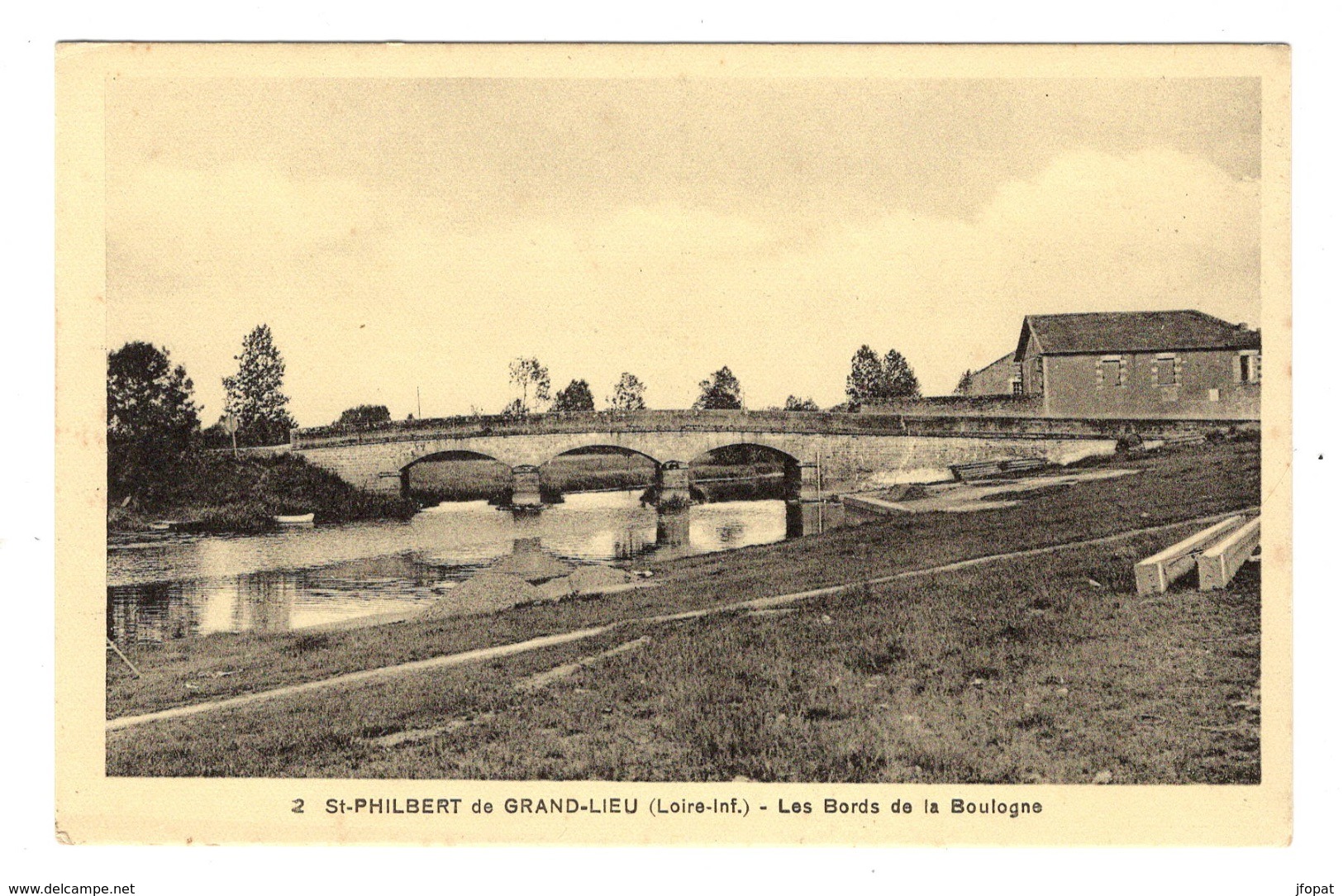 44 LOIRE ATLANTIQUE - SAINT PHILBERT DE GRAND LIEU Les Bords De La Boulogne - Saint-Philbert-de-Grand-Lieu