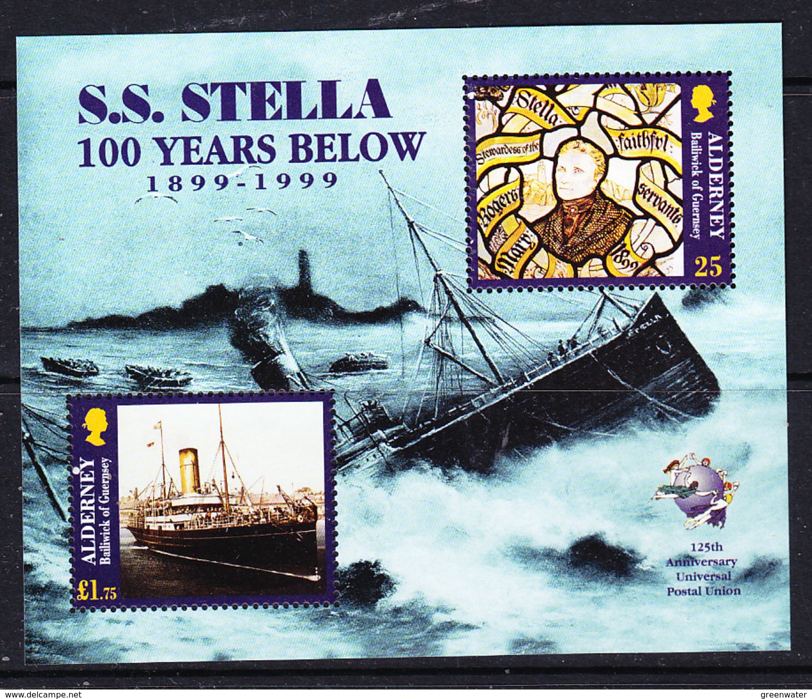 Alderney 1999 S.S. Stella M/s  ** Mnh (ALD125) - Alderney