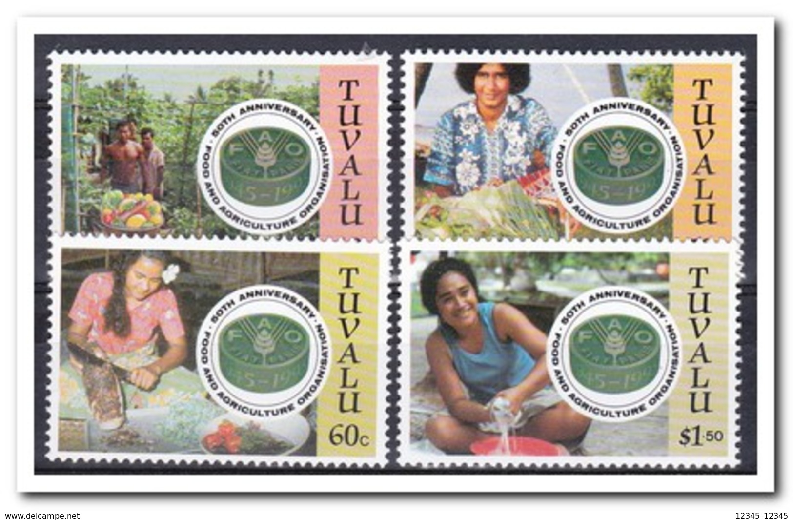 Tuvalu 1995, Postfris MNH, Agriculture, Food - Tuvalu