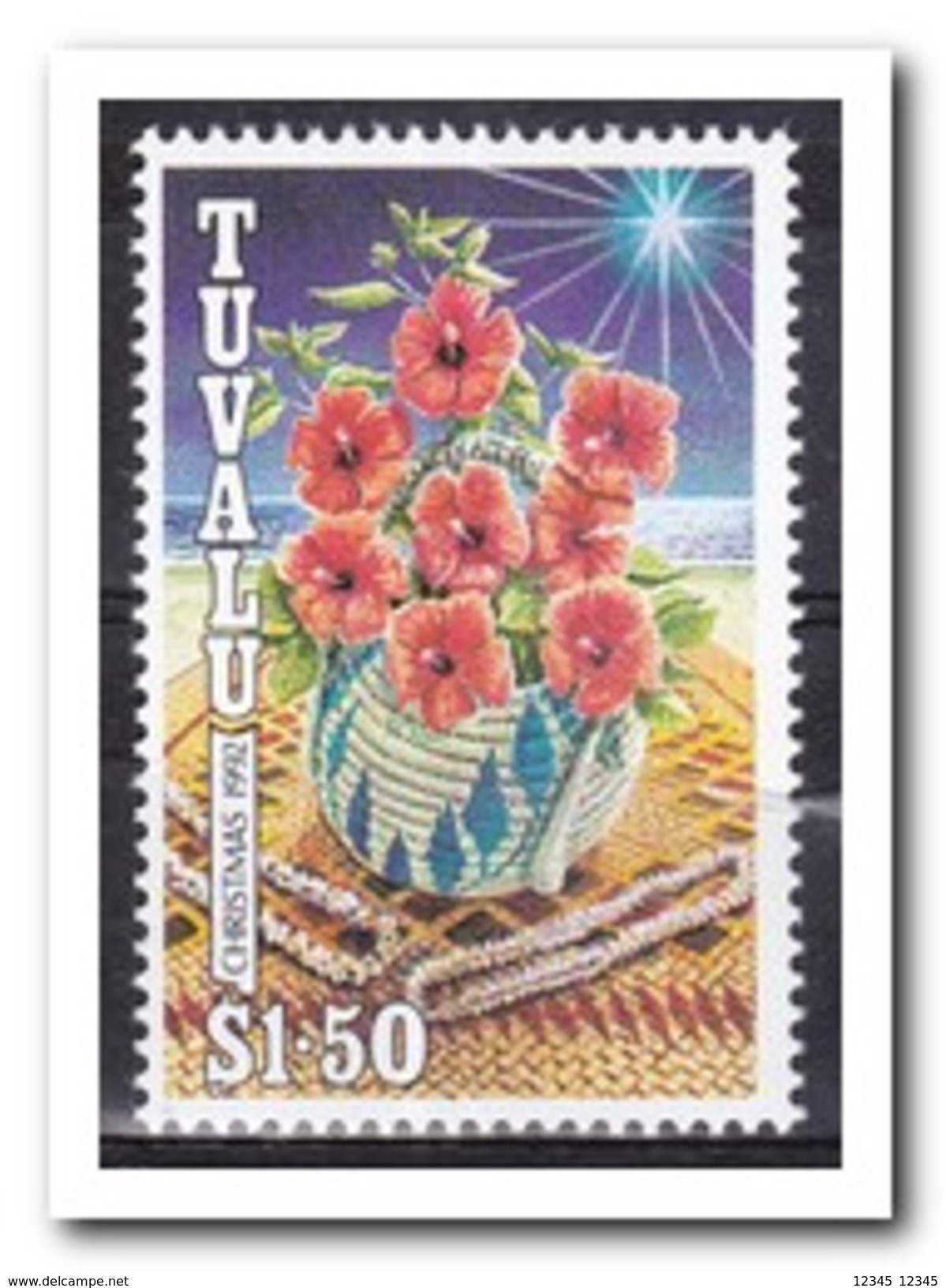 Tuvalu 1992, Postfris MNH, Flowers - Tuvalu