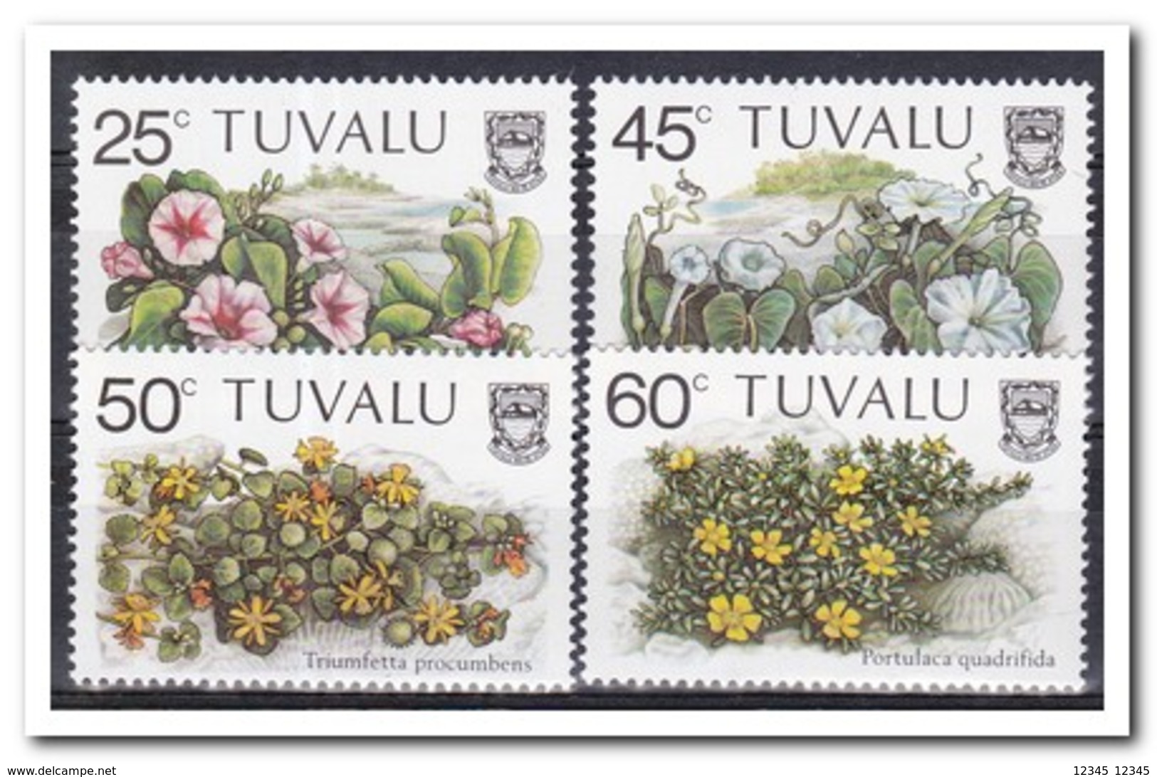 Tuvalu 1984, Postfris MNH, Flowers - Tuvalu