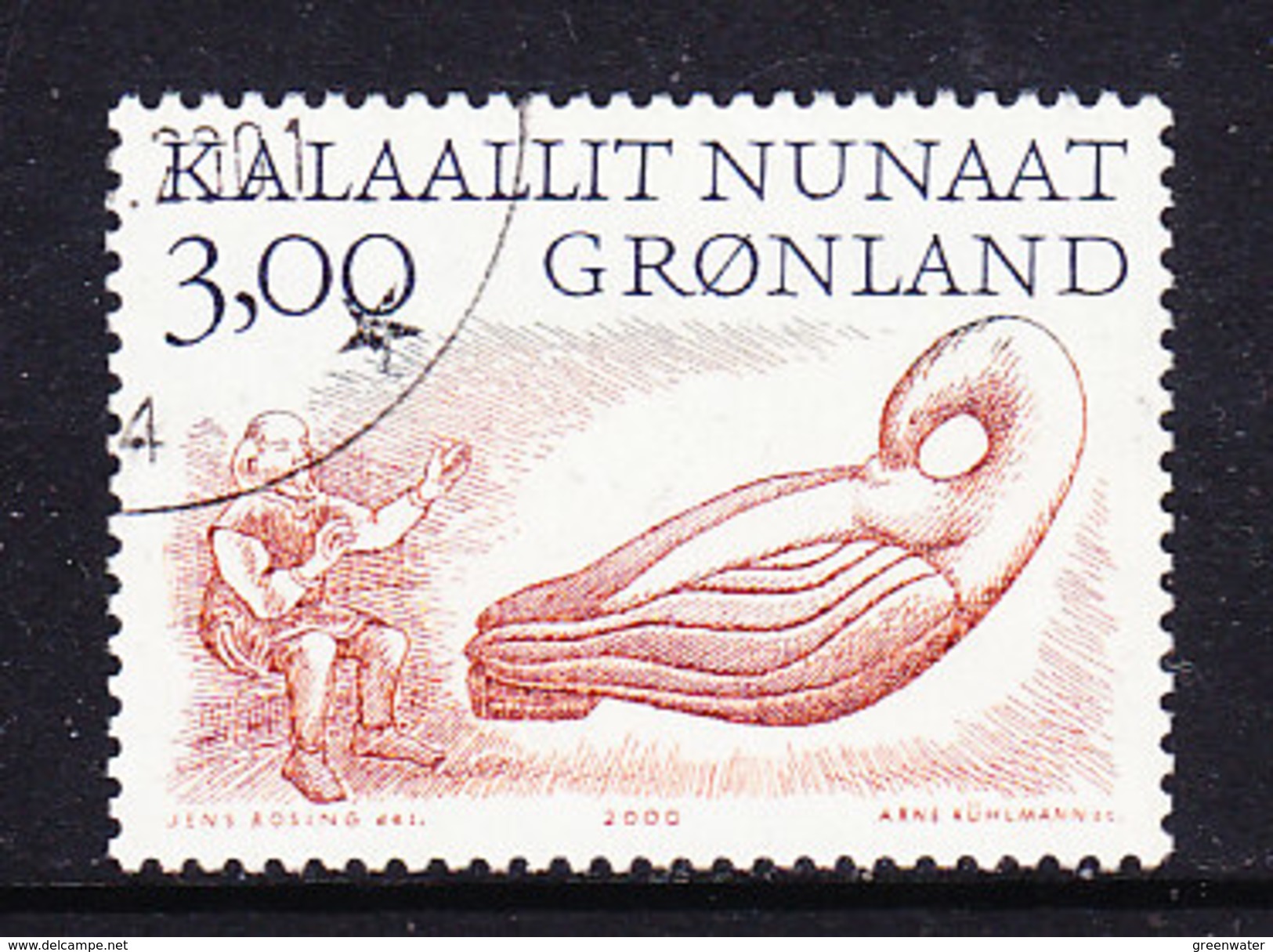 Greenland 2000 Arctic Vikings 3.00Kr Value 1v Used (36328A) - Usados