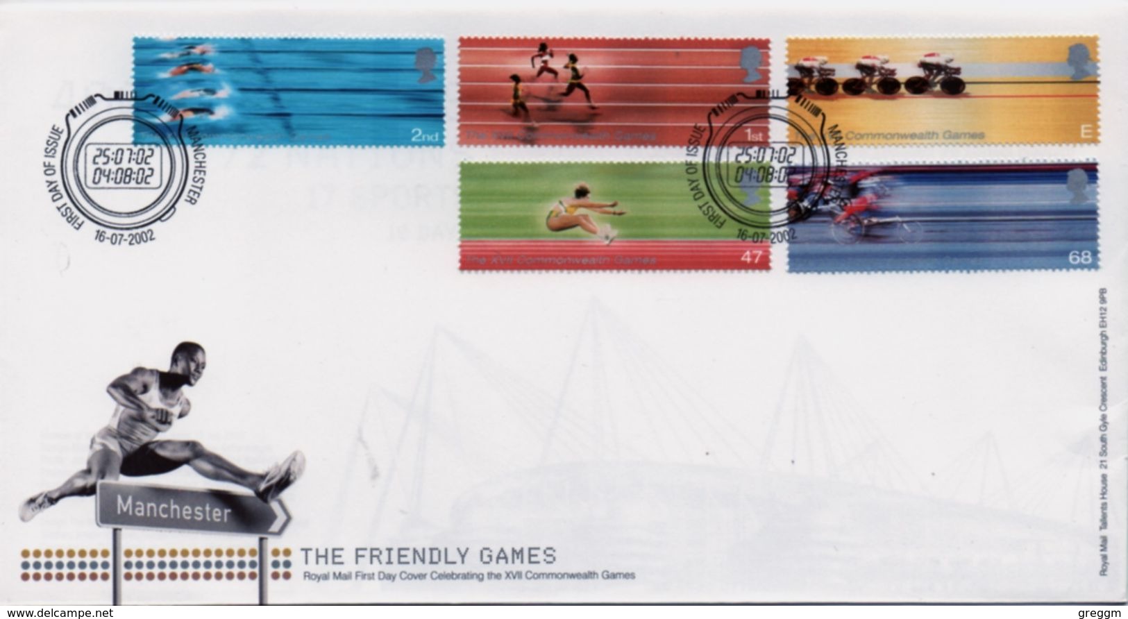 GB First Day Cover To Celebrate The Manchester The Friendly Games. - 2001-2010 Decimal Issues