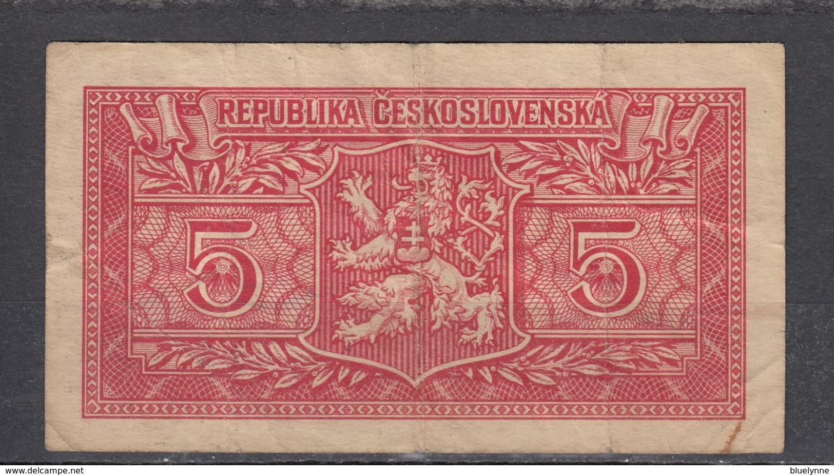 Tschechoslowakei /Ceskoslovenska Banknote 5 Koruna 1949 - Tschechoslowakei