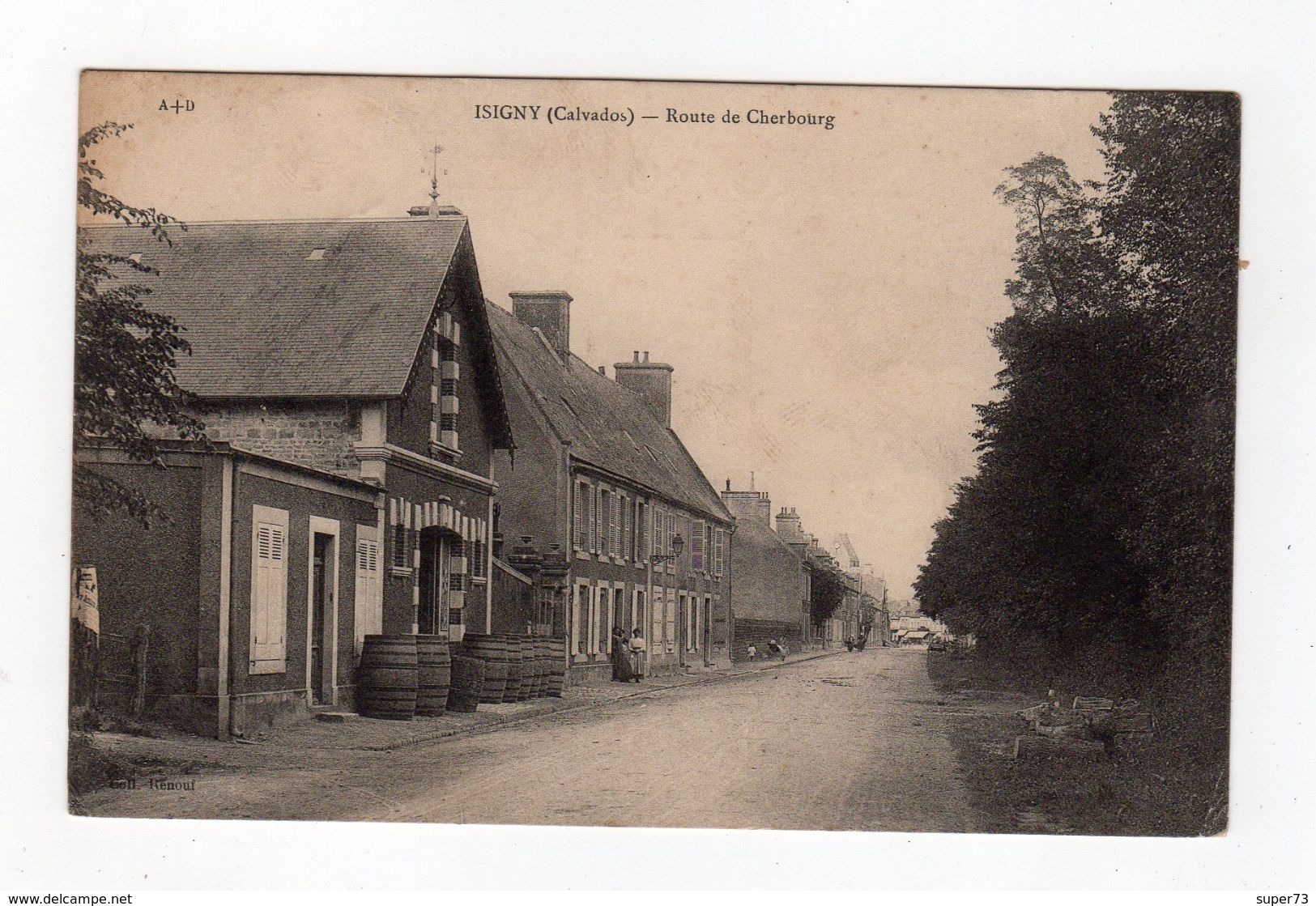 Isigny ( Calvados ) - Route De Cherbourg  , Tonneaux Cave ? - 14 - - Autres & Non Classés