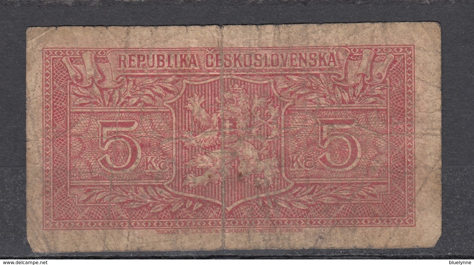 Tschechoslowakei /Ceskoslovenska Banknote 5 Koruna Ohne Jahresangabe - Tschechoslowakei