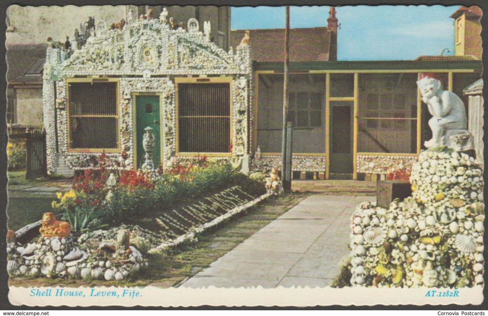 The Shell House, Leven, Fife, C.1950s - Valentine's Postcard - Fife